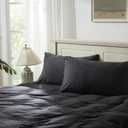 Household 100% Jersey Cotton Pillowcase 20x36-Light Weight, Comfortable, Super Soft Pillow Case with Envelope Closure Set of 2 (Dark Gray, King Size Pillowcase)