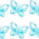 Butterfly Balloon Birthday Happy Party Balloon Wedding Anniversary Butterfly Decoration Birthday Supplies (Blue balloon)