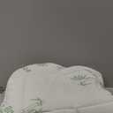 Ultra Soft Full Size Mattress Topper - Viscose Made from Bamboo Pillow Top Mattress Pad for Back Pain Relief - Naturally Cooling for Hot Sleepers, Green