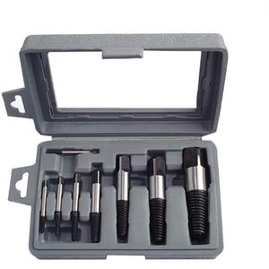 (8pcs) Pipe Screw Extractor Set,Damaged Screw Broken Bolt Water Pipe Remover Set