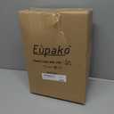 Eupako 9 oz Plastic Cups with Lids 100 Sets, Disposable Clear Cups with Lids, Cold Drink Containers for Beverage, Parfait, Smoothie