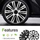 SCITOO Premium 16 Inch Hubcaps Set of 4 Wheel Rim Cover OEM Style Easy Snap On Car Truck SUV Hub Cap Replacement for Dodgefor Honda,for Mazda,for Kia,for Ford,for Mitsubishi,for Hyundai,etc.