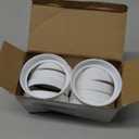 Plastic Mason Jar Rings Wide Mouth Reusable Canning Bands Replacement for Metal Rings, Easy Grip Non Slip Edge, Rust Free Screw Bands for Mason Jars(12 Pcs)