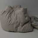 ROSGONIA Oversized King Comforter Oatmeal, 3pcs(1 Boho Comforter & 2 Pillowcases), Lightweight Oversized King Size Comforter Sets All Season Bedding