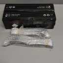 LIANYU 60 Piece Matte Black Silverware Flatware Set, Stainless Steel Satin Finish Black Flatware Cutlery Set for 12, Fancy Kitchen Utensil Tableware for Home Restaurant Party, Dishwasher Safe