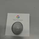 Google Nest Thermostat - Smart Thermostat for Home - Programmable Wifi Thermostat - Charcoal