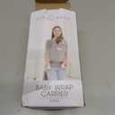 Comfy Cubs Baby Wrap Carrier - Soft & Secure Fit Cotton Blend Baby Carrier Newborn to Toddler - Hands-Free & Lightweight Infant Wrap - Adjustable, One Size Fits All Toddler Sling - Slate Grey