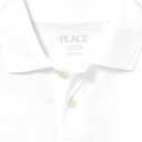 The Children's Place Boys Uniform Long Sleeve Pique Polo (White, XL)