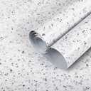 Decoroom Granite Contact Paper for Countertops, 17.7" x 118", Thickened Glossy Waterproof Peel and Stick, Self-Adhesive Marble Wallpaper for Kitchen, Bathroom, Cabinets, and Countertop Refinishing