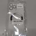 Compatible with iPhone 12 Pro Max Silicone Minimalist Case with Camera Lens Bumper, Frameless Design, Ultra Thin and Shockproof Case, Simple and Practical Impact Protection Case. Clear