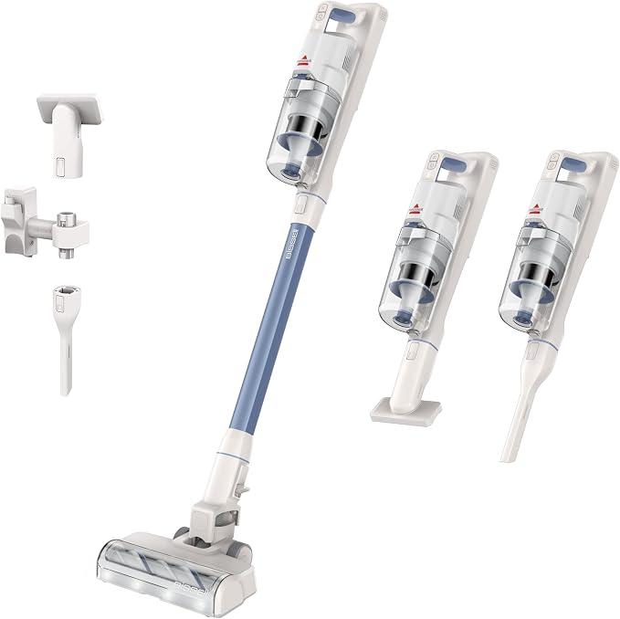Bissell PowerClean 200W Self-Standing Cordless Vacuum, 4173
Wall mount for storage; tangle-free brush roll; bright headlights; upholstery tool; removable battery