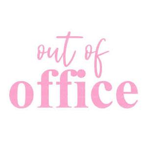 Out Of Office Black Travel Bag (2 Pack)