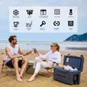 EchoSmile 25/30/35/40/60/75 Quart Rotomolded Cooler, Built to Stand up to The Rigors of The Journey, 30 Qt