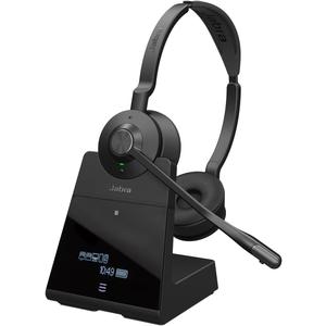 Jabra Engage 75 SE (Second Edition) Wireless Headset, Dual-Ear – Telephone Headset with Industry-Leading Wireless Performance, Advanced Noise-Cancelling Microphone, All Day Battery Life - Black