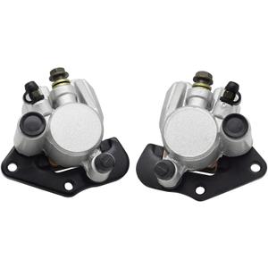 Front Left Right Brake Calipers & Pads for Kawasaki Prairie 360 KVF360 Prairie 300 KVF300 Prairie 400 KVF400,OEM# 43080-5135 43080-5136
