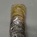 45 Pcs Snake Charm Bracelet Set Stainless Steel Expandable Bangle Bracelets Adjustable Silver Snake Bracelet Chain for Women DIY Jewelry Making Supplies Christmas Birthday Gifts (Gold+Silver)