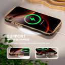 QVLANG for iPhone 16 Pro Max Case, Cute Wave Frame Curly Case, Plating Edge Soft Cover with Love Heart[1x Screen Protector] Soft TPU with[Full Camera Protection] Phone Cases for Women Girls, Black