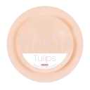 Tulip Organic Pink/White Combo Plates, 7.5 & 10 Inch, 128pcs (4 packs x 32)