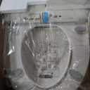 Bio Bidet Bliss BB1000 Warm Water Bidet Seat, Air Dryer, Heated Seat with Slow Close Lid, Remote Control, Round