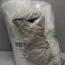 Chair Cushions for Dining Chairs, 2" Thick Seat Cushions for Kitchen Chairs, D-Shaped Chair Pads with Washable Cover, Ties and Non Slip Backing, 17'' x 16'', Set of 4, Beige