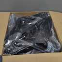 HOUSE DAY Black Velvet Hangers 60 Pack, Non Slip Clothes Felt Hanger Heavy Duty for Coat, Premium Slim Space Saving Suit Hangers for Closet Organizer, 360 Rotating Silver Hook