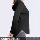 G Gradual Women's UPF 50+ Sun Shirt with Hoodie Long Sleeve UV Protection Shirts Lightweight Hiking Fishing Shirts for Women (Black, XXL)