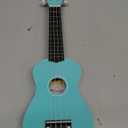 Strong Wind Soprano Ukulele 21 Inch Basswood Ukeleles for Beginners Four Strings Hawaiian Guitar Ukulele for Adults TeenagersLight Blue
