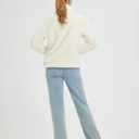 baleaf Women's Quarter Zip Sherpa Fleece Pullover Lightweight Fuzzy Winter Warm Sweatshirt with Zipper Kangaroo Pocket (White, XXL)