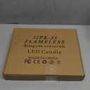 Outdoor Candles with Timer Waterproof: Set of 12 2.2''4'' 5'' 6'' 7'' Flameless LED Pillar Candles with Remote Battery Candles Flicking Ivory for Fireplace Christmas Patio Wedding Centerpieces