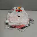 ATDAWN Light Up Snowman Family, Pre-Lit 60 Lights Christmas Collapsible Snowman Outdoor Decoration, Outdoor Lighted Snowman Christmas Yard Decorations, SF02