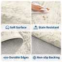 Garvee Beige Boho 9x12 Area Rugs for Living Room Bedroom