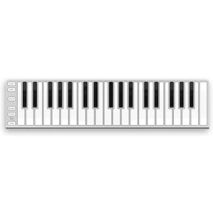 ESI Xkey 37 Ultra-Thin MIDI Controller Keyboard, Apple-Style Aluminum Body, Polyphonic Aftertouch, Ultra-Low Latency, 37 Full-Size Smart Velocity-Sensitive Keys, USB-C Plug & Play(Includes Xcable)