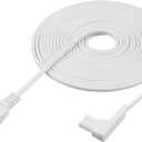 16-Foot Power Cord Compatible with Sonos One, Sonos One SL, Sonos Play-1 Speakers - Power Plug Cable (Extra Long, White)