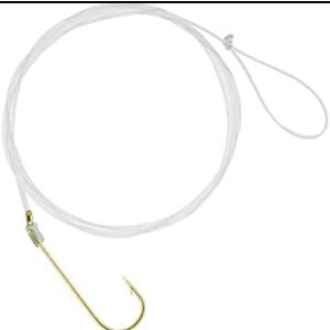 South Bend Snelled Aberdeen Gold Hooks 6 Pcs 2 Pack