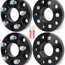 ECCPP 4PCS change bolt pattern from 5X5 to 5X4.5 Wheel Adapters Hub Centric Conversion 5x127 to 5x114.3 1 inch 5 Lug 1/2" 71.5mm hub for Jeep Grand Cherokee 1999-2010| for Jeep Wrangler JK 2007-2018