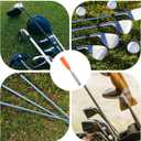 4 x Golf Grip Tape Remover Tool, Quick and Easy Graphite/Steel Shaft Tape Stripper Remover Golf Grip Repair Kits for Easily Cleaning and Repairing Golf Handle Grip Golf Gift Kit for Men (Orange)