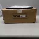 SCAVATA 2 Pack Skinny Can Organizer for Refrigerator, Stackable Tall Skinny Soda Pop Can Holder Dispenser with Lid for Fridge Pantry Rack Freezer, Clear Plastic Storage BinsHolds 12 Slim Cans Each