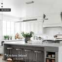 Modern LED Linear Pendant Light 57in Brushed Nickel Island Light Dimmable | Wood Hanging Light Long Kitchen Chandeliers Lighting for Dining Room Kitchen Island Home Office