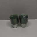 9 oz Clear Plastic Cups Green St Patricks Day Plastic Disposable Cups for Cocktail 50 Pack Fancy Cocktail Cup for Party Stemless Wine Glasses for New Year Wedding Party Graduation