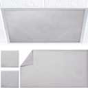 2pcs Luminous  Light Covers - Light Covers for Ceiling Lights Classroom, Magnetic Light Filters for Office, Hospitals, Home 4 x 2 Feet (light grey)