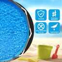 21 Foot Round Swimming Pool Liner Pad Pre-Cut Pool Pads for Above Ground Pool, Extends Life of The Liner, Puncture Resistant, Durable Felt Eco-Friendly Material, Black