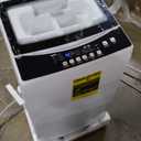 BLACK+DECKER Small Portable Washer, Washing Machine for Household Use, Portable Washer 1.7 cu.Ft with 8 Cycles, Transparent Lid & LED Display