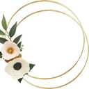 2 Pack 20inch Large Metal Floral Hoop Wreath Macrame Gold Craft Hoop Rings for Making Wedding Wreath Decor, Dream Catcher and DIY Wall Hanging Crafts (20inch)