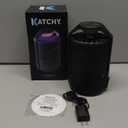 Katchy Indoor Insect Trap - Catcher & Killer for Mosquitos, Gnats, Moths, Fruit Flies - Non-Zapper Traps for Inside Your Home - Catch Insects Indoors with Suction, Bug Light & Sticky Glue (Black)