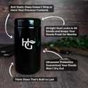 Herb Guard - 1 Oz Airtight Container and Smell Proof Jar (500 ml) 2 Way 62% Pack Keeps Goods Fresh for Months