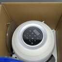 Non Toxic Air Fryer - Glass AirFryer 5 Quart w/ 360 Visibility, Self-Cleaning, 400F Vortex Air Fryer for Even Cooking, BPA-Free Teflon Free, 9-in-1 Functions, Rotisserie, Roast, Bake, White