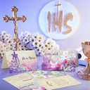 Eersida 240 Sets Religious Easter Cards Bulk with Envelopes Bible Verse He Is Risen for Spring Celebrations 4 x 6'' Jesus Inspiring Bible Message Easter Cards with White Envelopes and Stickers