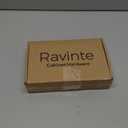 Ravinte 12 Pack 7.38" Cabinet Pulls Matte Black Stainless Steel Kitchen Cupboard Handles Cabinet Handles 7.38" Length, 5" Hole Center