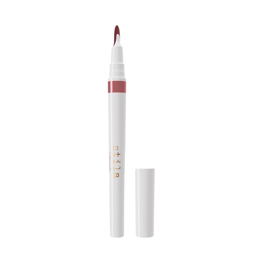 stila Calligraphy Lip Stain Long-Lasting Tint, Moisturizing, Transfer-Proof, Lightweight, Sheer Buildable Color, Fades to a Natural Wash of Colors