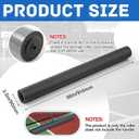 Silipull 36 Inch Replacement Surface Roller Tennis Court Squeegee Sponge Replacement Roller Seamless for Sweep Tennis Brush
